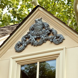 Pediment Owl by Christopher Smith Architectural Owl Pediment by Christopher Smith